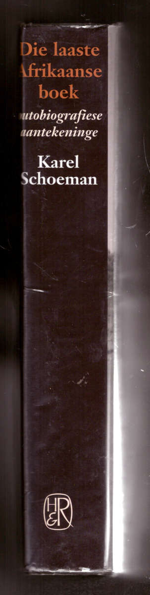 Die laaste Afrikaanse boek, outobiografiese aantekeninge