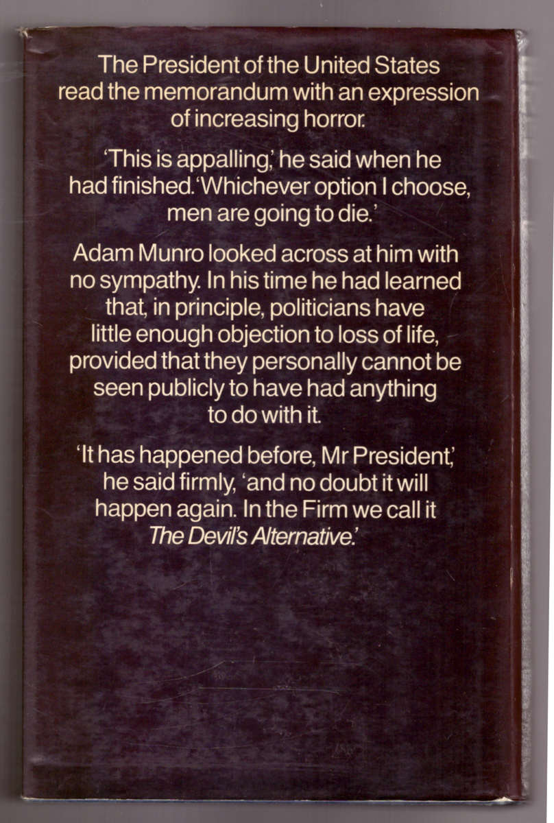 The Devil`s Alternative -first edition