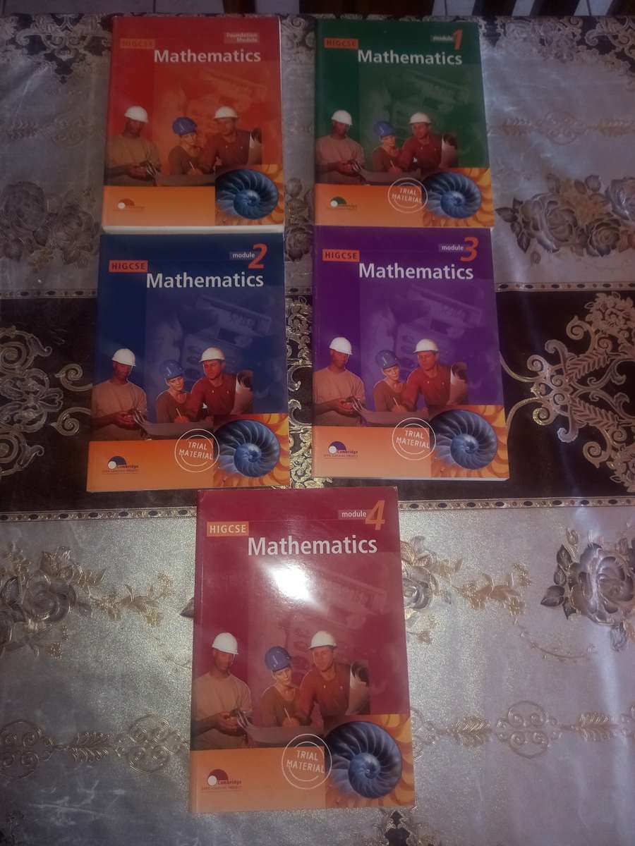 Mathematics - HIGCSE- Cambridge student books-5 volumes