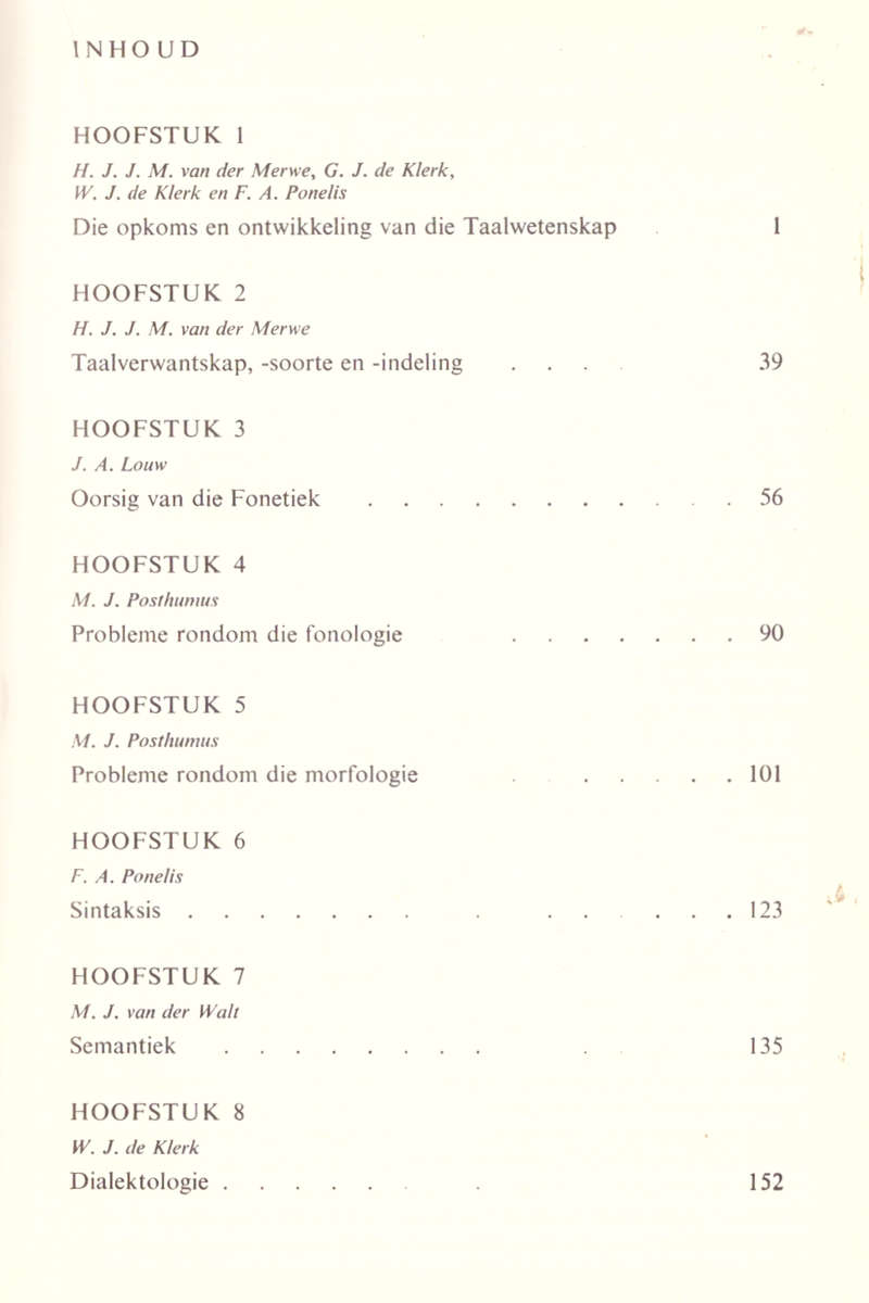 Inleiding tot die Taalkunde