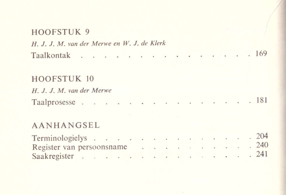 Inleiding tot die Taalkunde