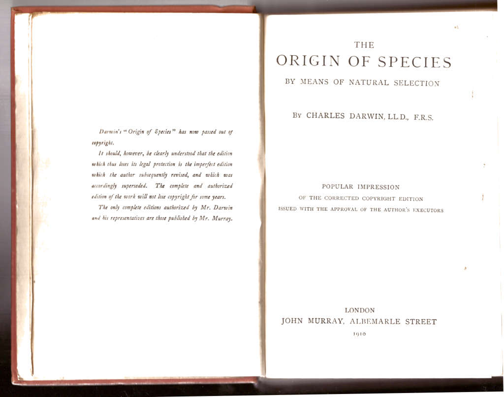 The Origin of Species - Charles Darwin