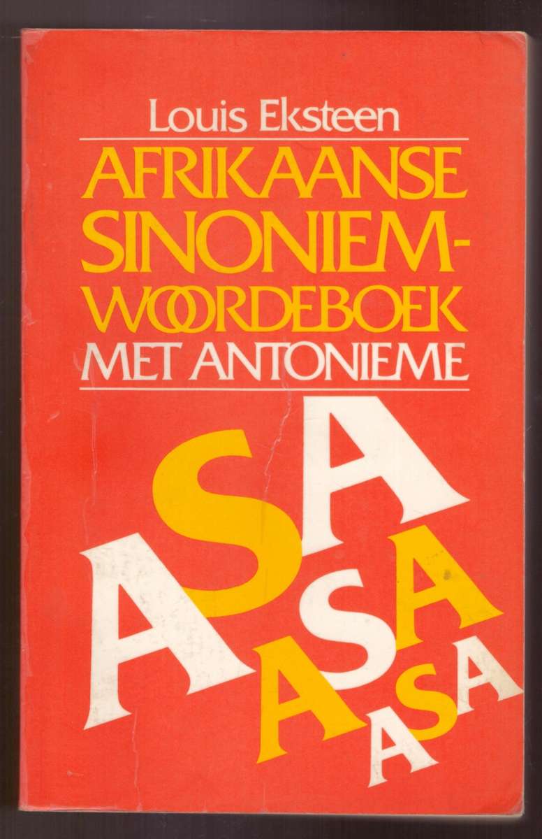 Afrikaanse Sinoniem Woordeboek met Antonieme