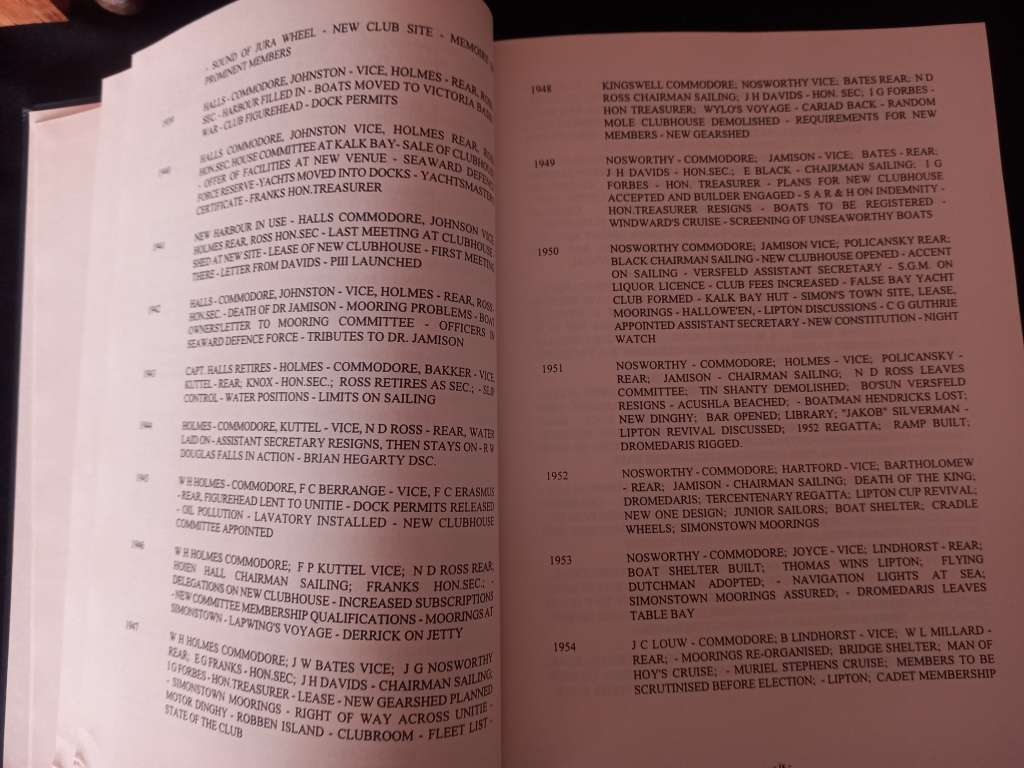 A History of the Royal Cape Yacht Club 1904-1990 - J.S. Rabinowitz