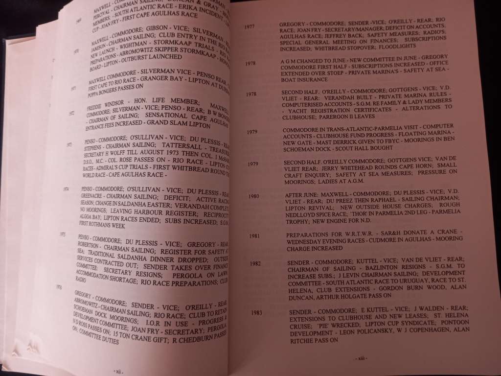 A History of the Royal Cape Yacht Club 1904-1990 - J.S. Rabinowitz