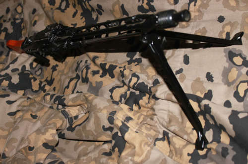 Rare WW2 MG42 German Machine Gun Half Scale Metal Model