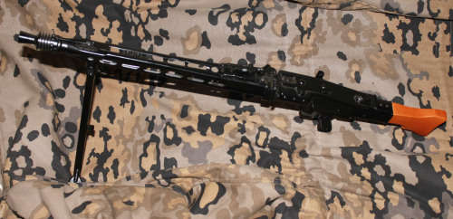 Rare WW2 MG42 German Machine Gun Half Scale Metal Model