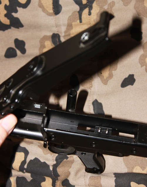 Rare WW2 MG42 German Machine Gun Half Scale Metal Model