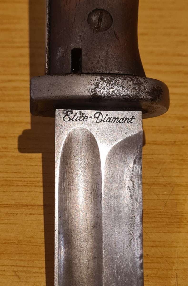 Original Rare WW2 German 84/98 iii Bayonet with Scabbard and Frog