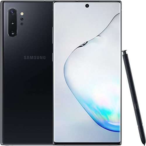 SAMSUNG GALAXY NOTE 10+ 5G ( SM-976U ) 256gb ( AURA BLACK ) + POUCH, SCREEN PROTECTOR AND RING GRIP