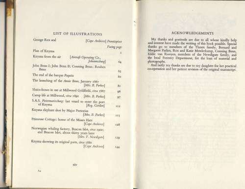 Timber and Tides. The story of Knysna and Plettenberg Bay : Winifred Tapson