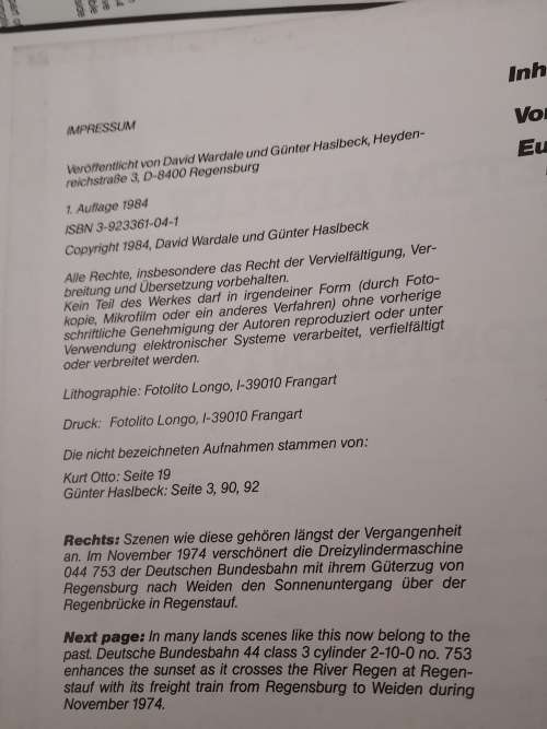 Steam on 4 Continents Volume 1 Europe and South America and Volume 2 Africa : G Haslbeck/D Wardale