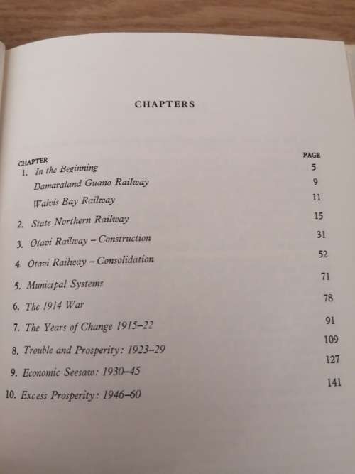 Namib Narrow Gauge : Sydney Moir/H Crittenden