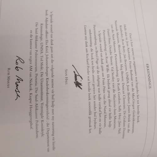 Kan Dit Waar Wees?, S Hall and R Marsh