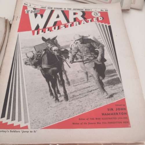 The War Illustrated.Edited by Sir J Hammerton. 24 magazine editions.