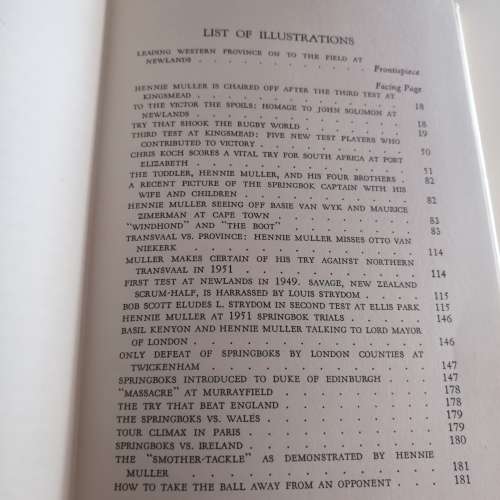 Tot Siens to Test Rugby : Hennie Muller