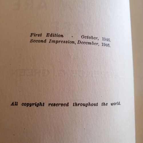 So Few are Free : Lawrence G. Green.