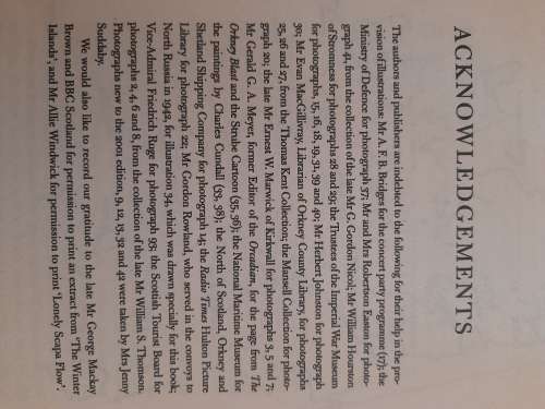 Scapa Flow : Malcolm Brown and Patricia Meehan