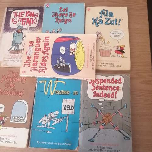 The Wonderfull Wizard of Id : Brant Parker and Johnny Hart (Seven books)