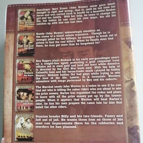 Classic Western Collection : 5 DVD Box set.