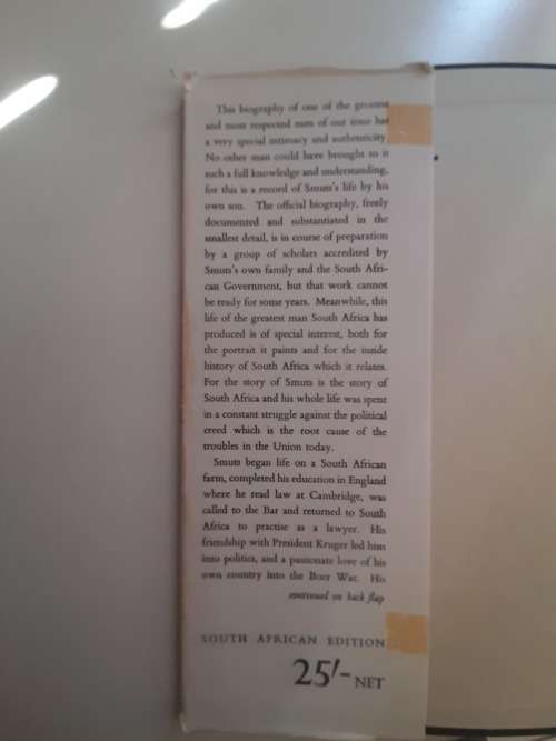 Smuts Jan Christian Smuts by his son J.C. Smuts