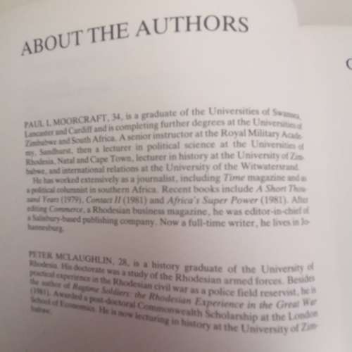 Chimurenga! The war in Rhodesia 1965-1980. Paul Moorcroft/ Peter Mclaughlin