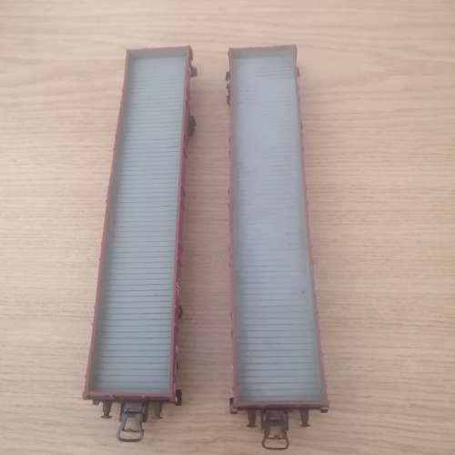 Marklin.: Two long flat wagons