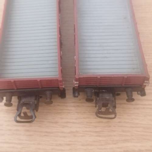 Marklin.: Two long flat wagons