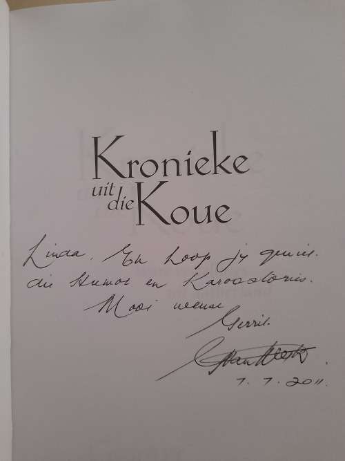 Kronieke uit die Koue :  Ware vertellings uit Sutherland : Gerrit Palmietfontein