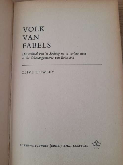 Volk van Fabels : Clive Cowley