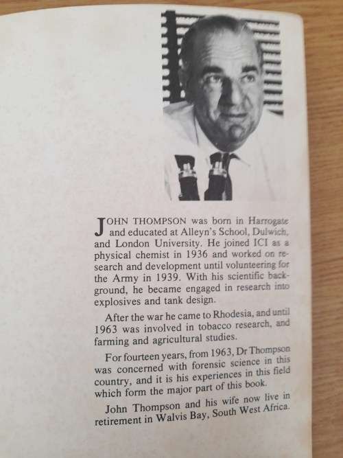 Crime Scientist : John Thompson