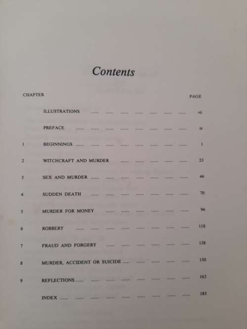 Crime Scientist : John Thompson