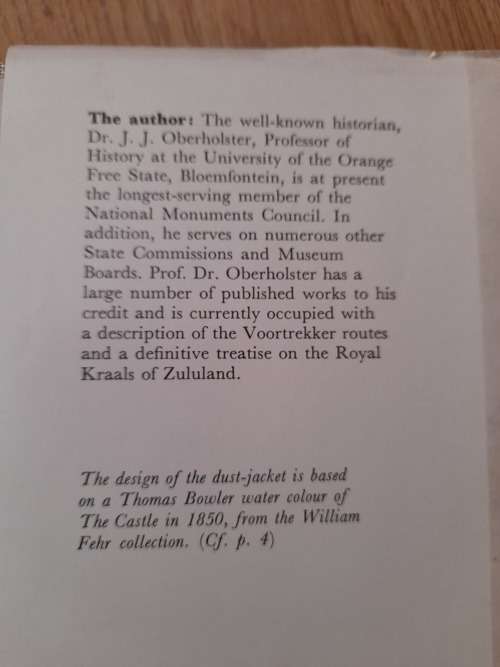 The Historical Monuments of South Africa  :  J.J. Oberholster