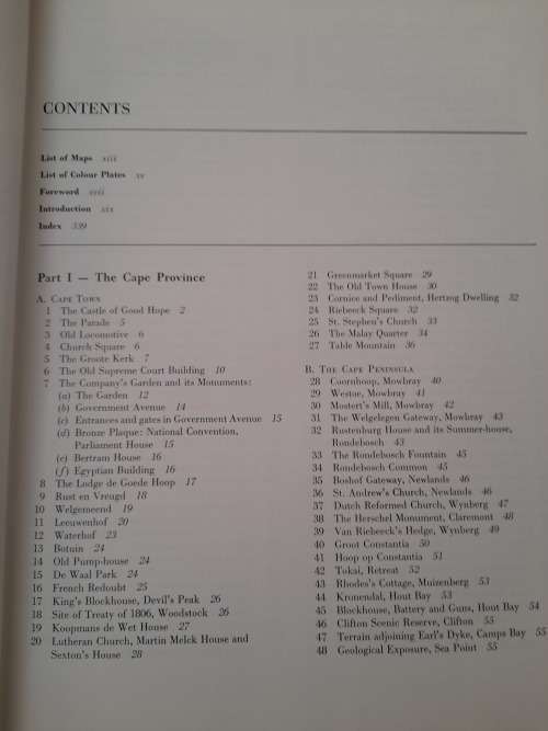 The Historical Monuments of South Africa  :  J.J. Oberholster