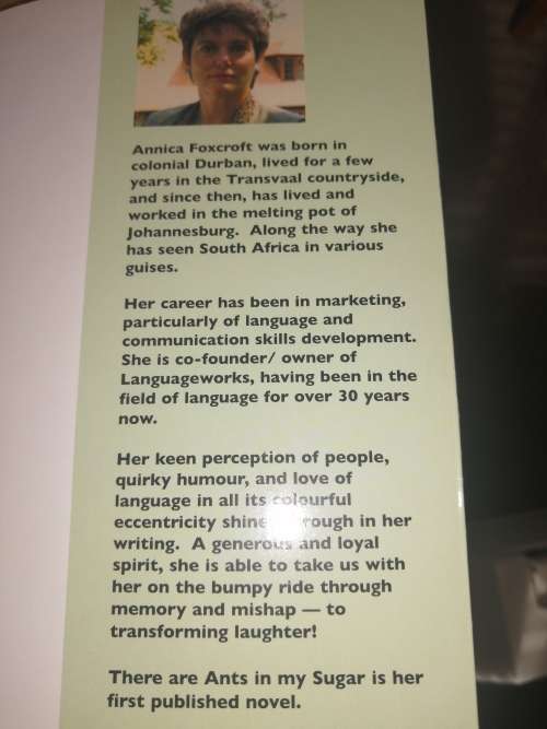 There are ants in my Sugar : Annica Foxcroft