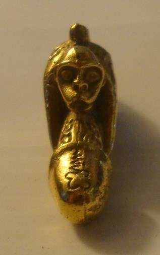 Erotic,Solid Brass,Fertility Monkey Charm. Due to sensitive subject matter, viewer discretion is adv