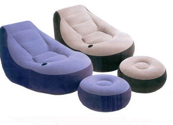 >>> NEW!! FLOKED TOP AND SIDES ULTRA LOUNGE WITH OTTOMAN!! <<<