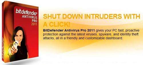 >>> BITDEFENDER *** Anti Virus Pro 2011 *** 3 User *** Shut Down Intruders with a Click!! <<<
