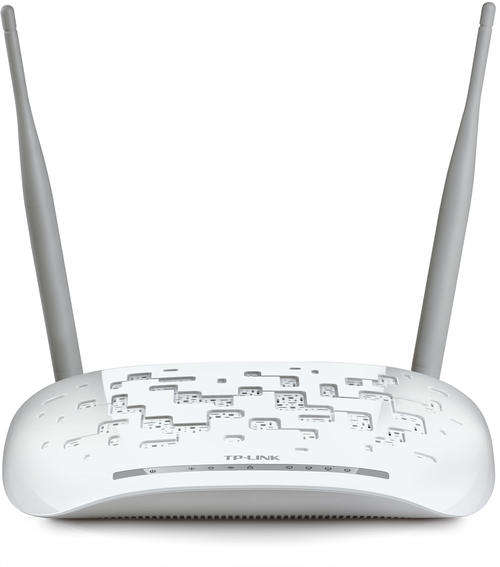 TP-Link - 4 port 300 Mpbs Wireless end ADSL Modem router - (TD-W8961ND) - Refurbished