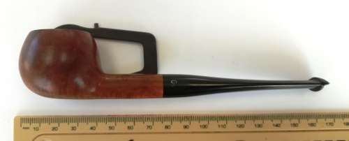 RARE VINTAGE PETERSON PRE-REPUBLIC DUBLIN AND LONDON SMOKING PIPE (CIRCA 1940-1949) + PIPE SOCK