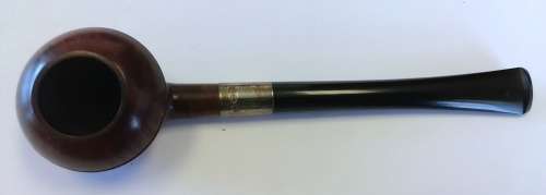 Classic 1932 Vintage Collectable Silver Mounted Loewe and Co. Harley Smoking Pipe