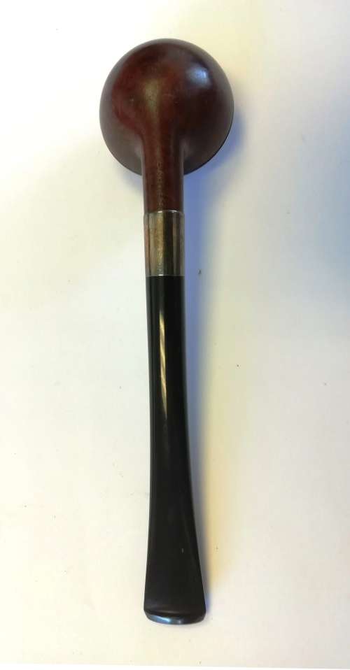 Classic 1932 Vintage Collectable Silver Mounted Loewe and Co. Harley Smoking Pipe