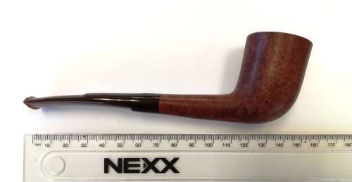 Vintage collectable GBD London made Autumn Gold Zulu shape smoking pipe (pre-Cadogan era)