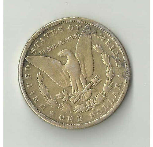 Morgan Silver Dollar 1880 Mintmark S - Gold Plated