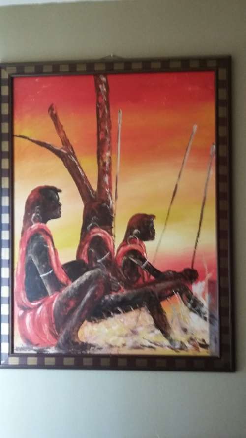 Large African Painting Original