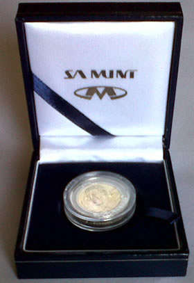 Mandela 90th Birthday R5 Mint State