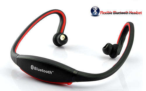 Flexible Bluetooth Headset for Jogging and Sports