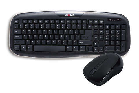 LEXMA 2.4GHz WIRELESS KEYBOARD & OPTICAL MOUSE SET