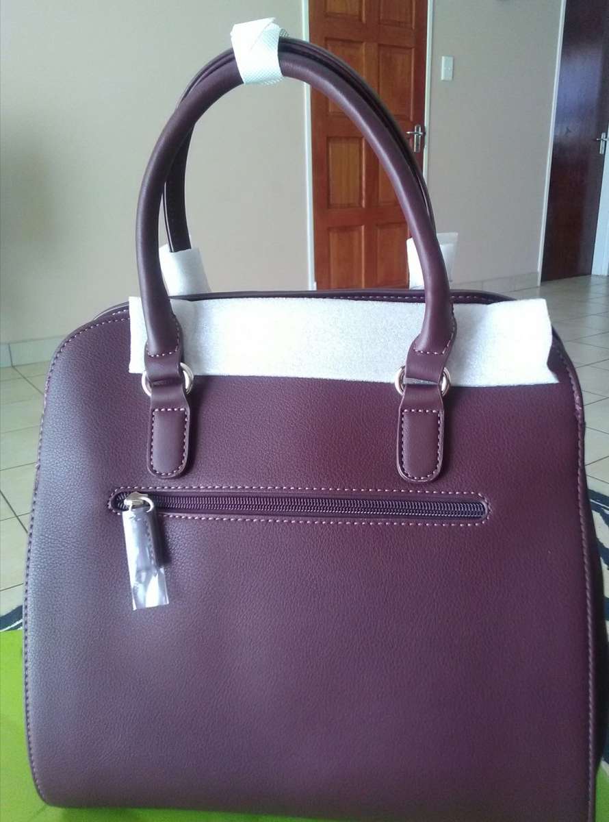 David Jones Handbag - Dark Bordeaux (Maroon)