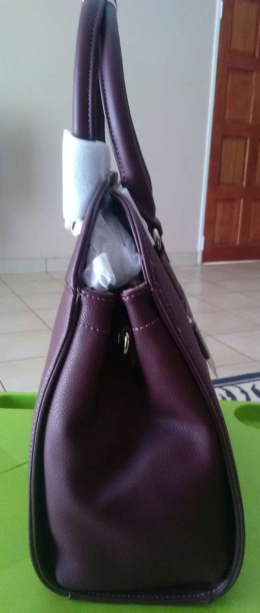 David Jones Handbag - Dark Bordeaux (Maroon)